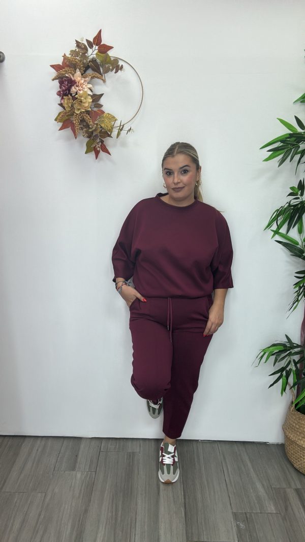 Conjunto zaira burdeos - Imagen 2