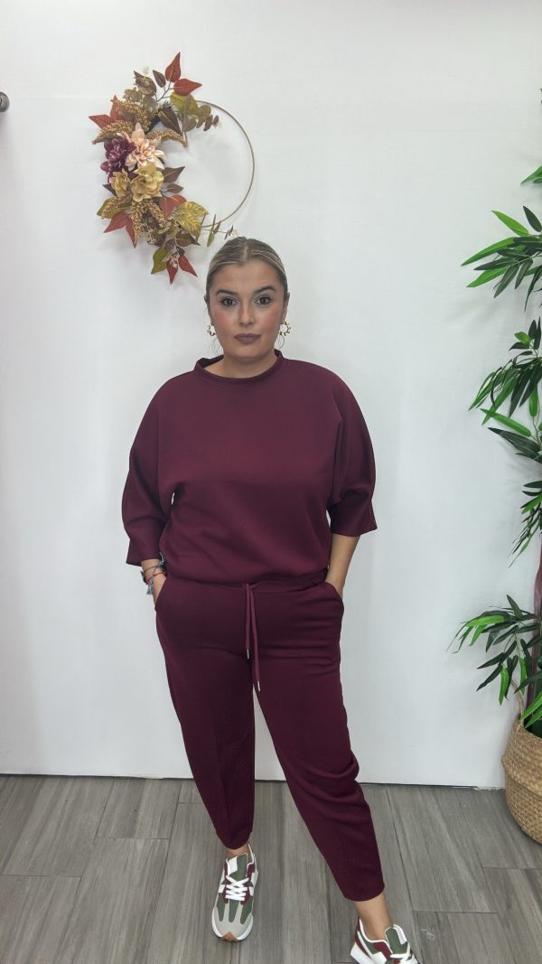 Conjunto zaira burdeos