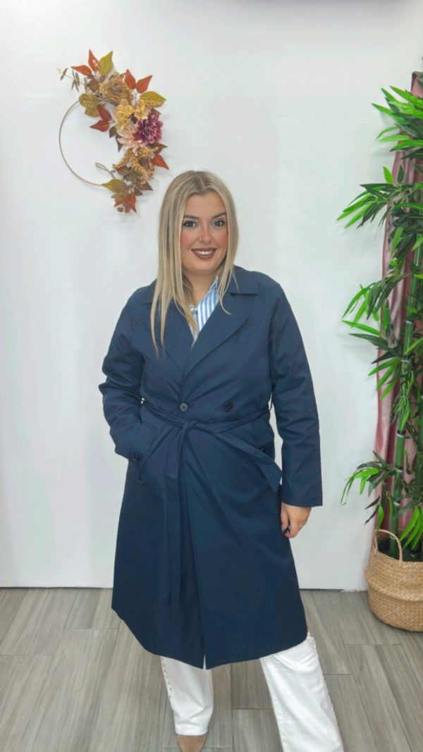 Gabardina blue marine - Imagen 4