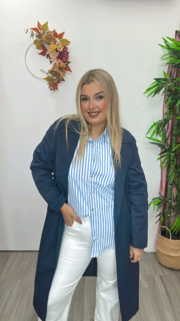 Gabardina blue marine - Imagen 2