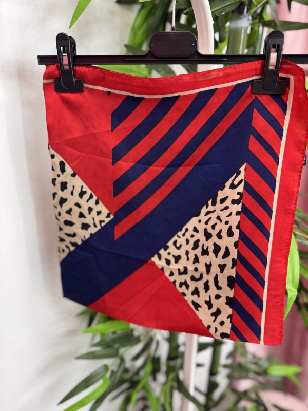 Pañuelo print rojo