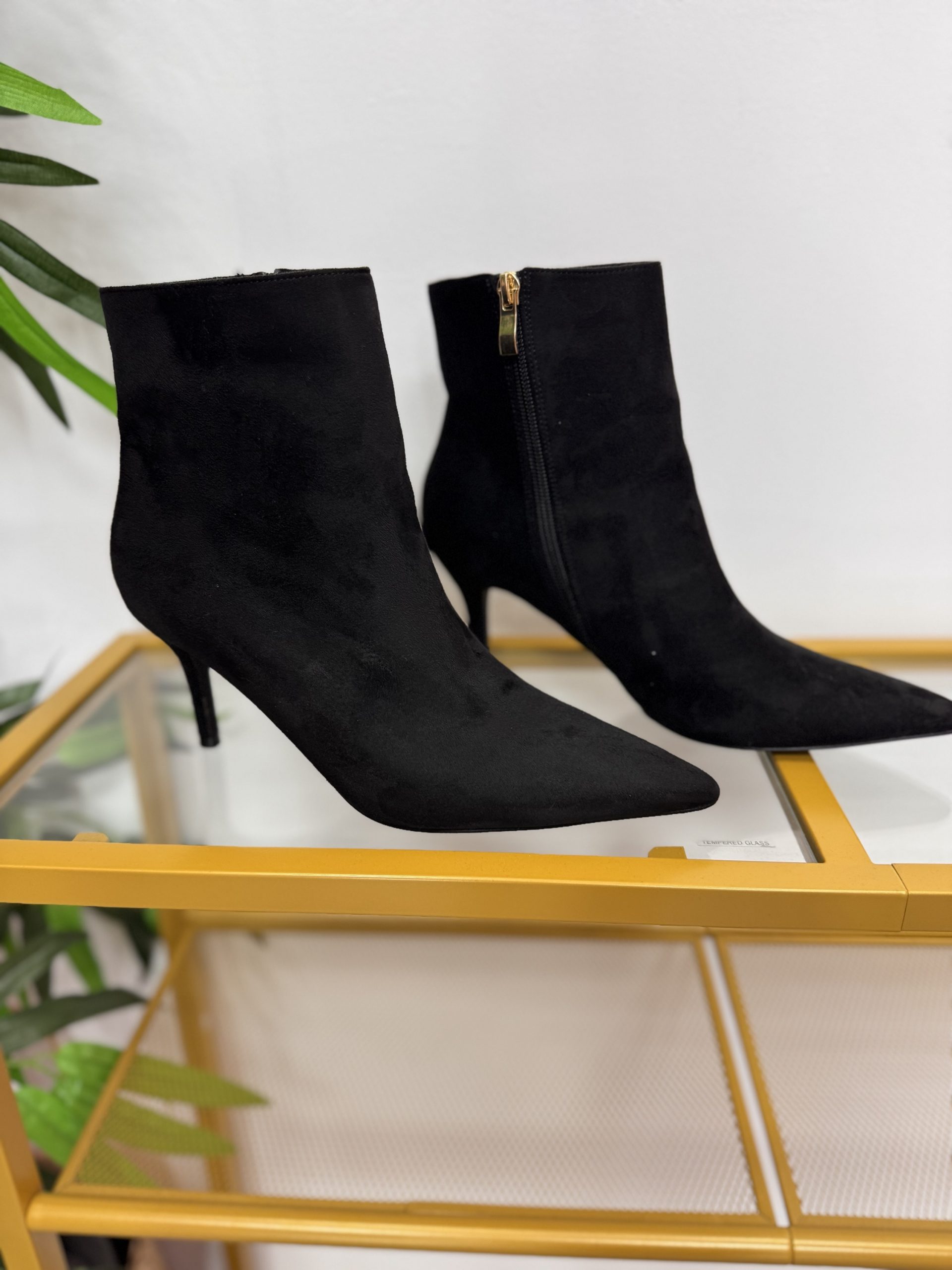 Botin bianca negro